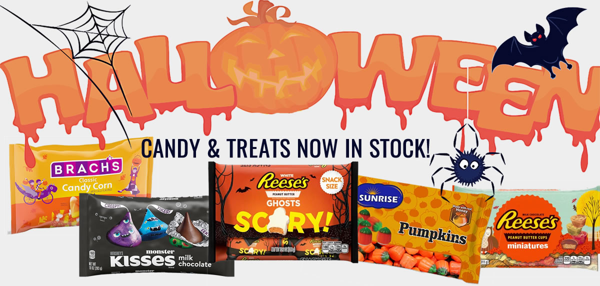 Halloween Candy now in stock