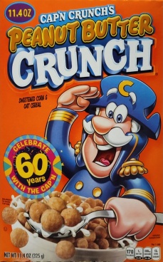 CAP'N CRUNCH'S PEANUT BUTTER CEREAL 11.4OZ 325g