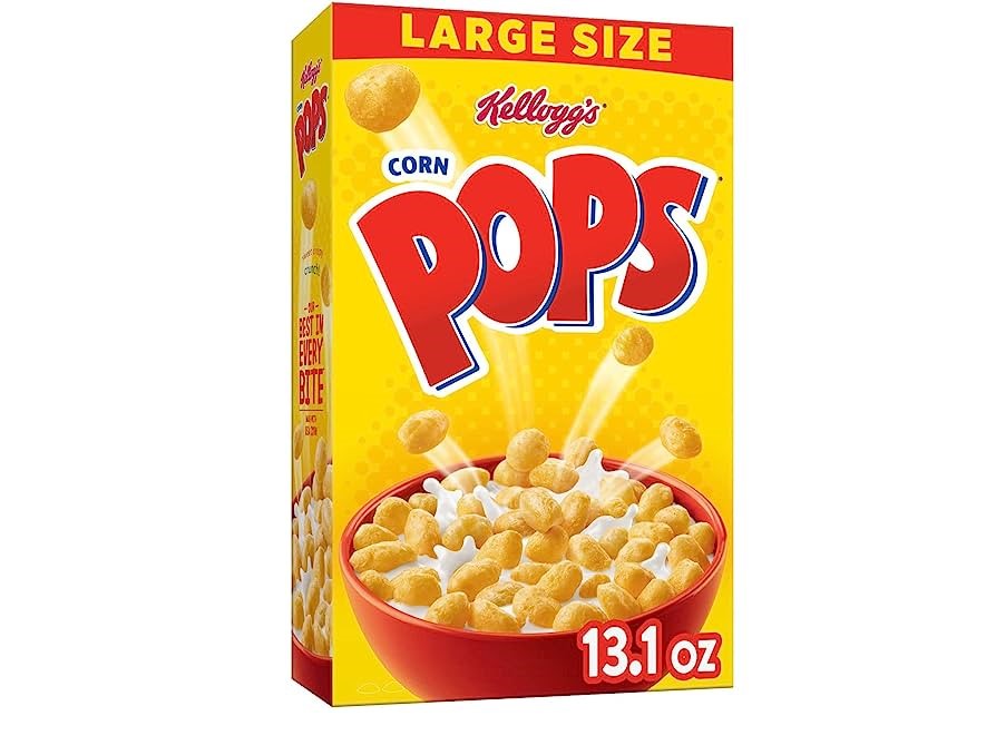 Kellogg's Corn Pops Cereal 13.1oz (371g) LARGE SIZE - American Food Store