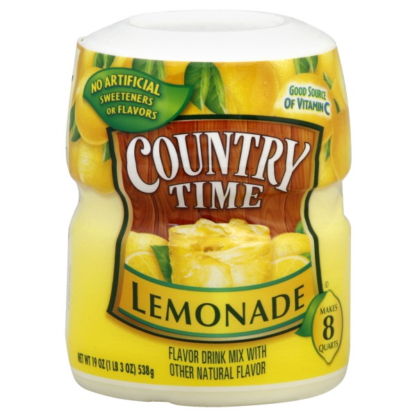 Country Time Lemonade Drink Mix Makes 8 Quarts 19oz Case Buy 12 ...