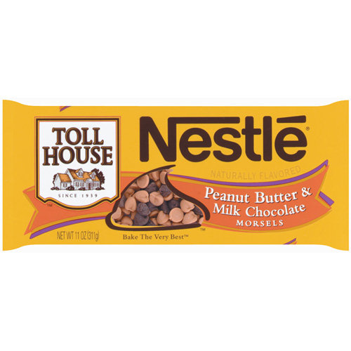 Nestle Toll House Peanut Butter And Milk Chocolate Morsels 11oz 311g American Food Store