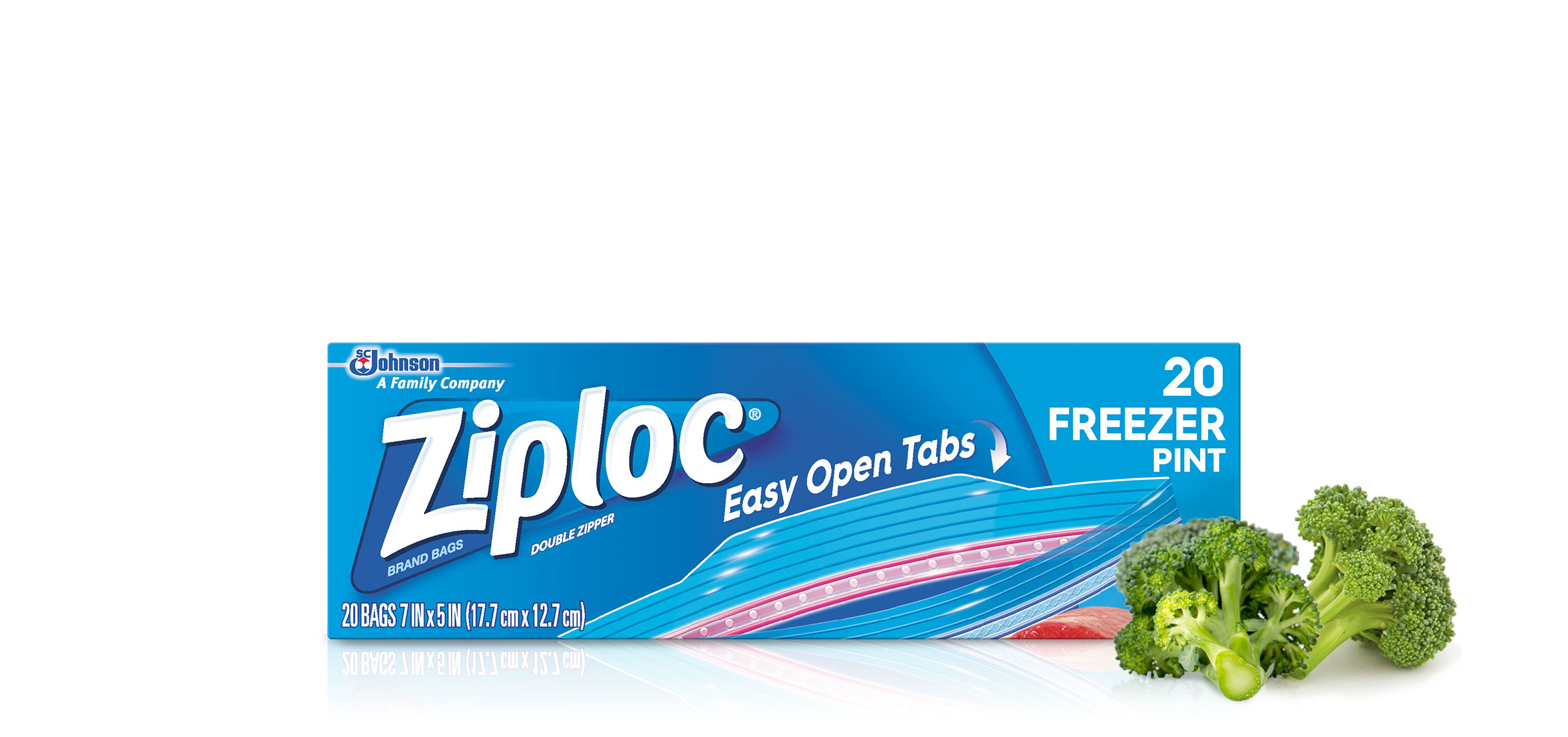 Ziploc Freezer Pint 20 Count